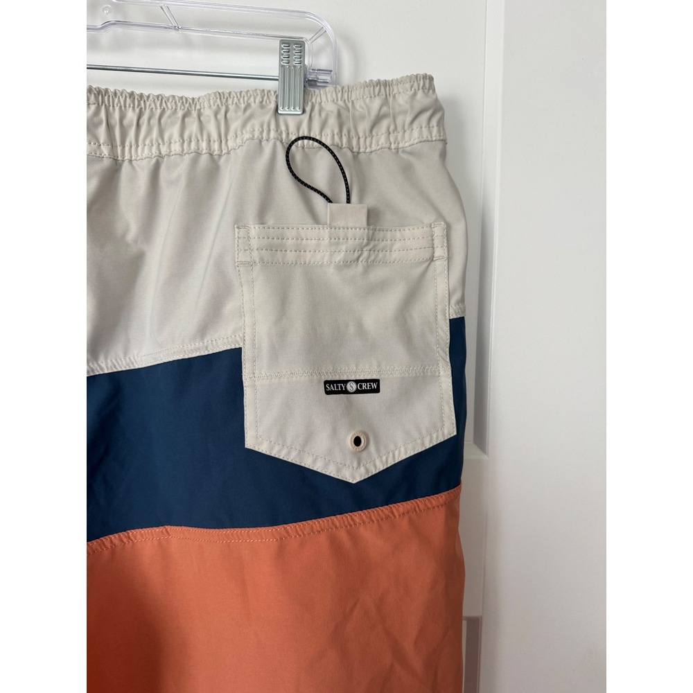 Salty Crew Mens XXL Colorblock Board Shorts Swim Trunks Stretch beach surf - Picture 6 of 9